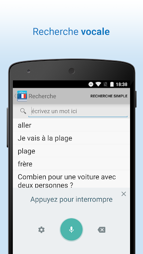 Dictionnaire français ekran görüntüsü