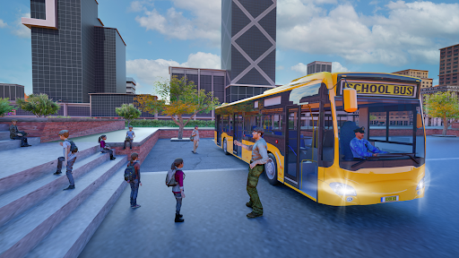 School Bus Game: Driving Sim ekran görüntüsü