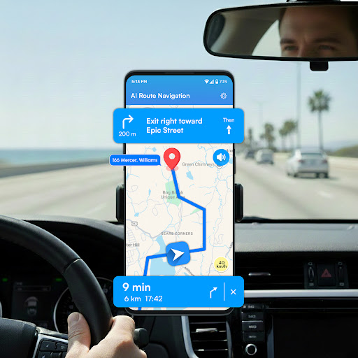 GPS Canlı Haritalar Navigasyon ekran görüntüsü
