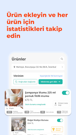 Flowwow Seller: online satış ekran görüntüsü