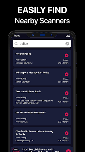 Police Scanner - Live Scanner ekran görüntüsü