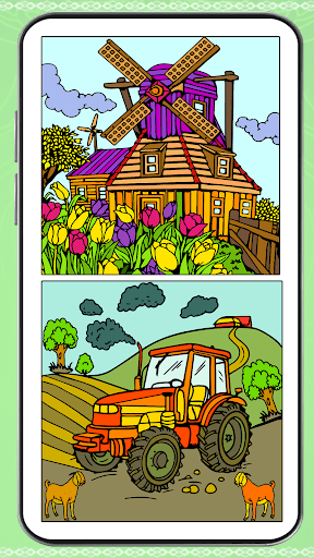 Country Farm Color by Number ekran görüntüsü
