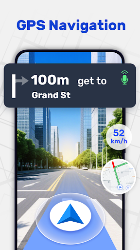 GPS navigasyon, harita, konum ekran görüntüsü