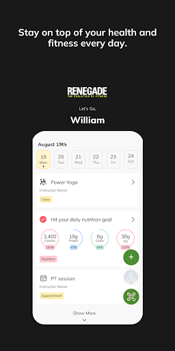 Renegade Gyms ekran görüntüsü