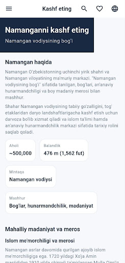 Discover Namangan ekran görüntüsü