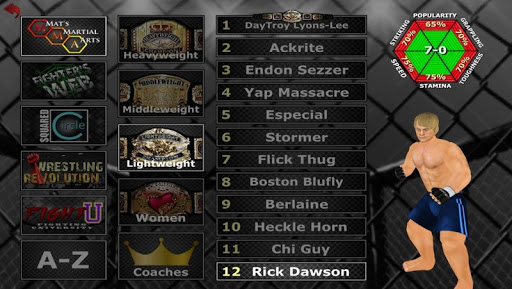Weekend Warriors MMA ekran görüntüsü