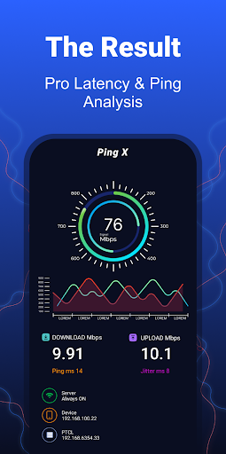 PingX: Internet Speed Test ekran görüntüsü