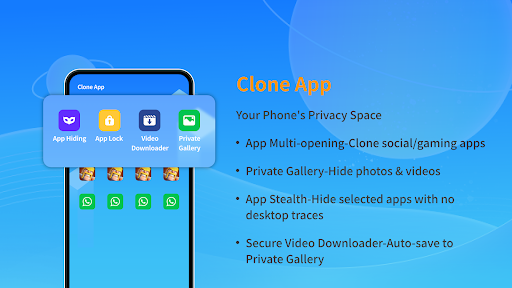 Clone App-Parallel Dual Space ekran görüntüsü