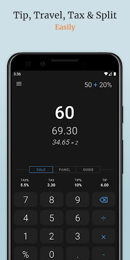 Tax, Tip, Travel & Splits Calc ekran görüntüsü