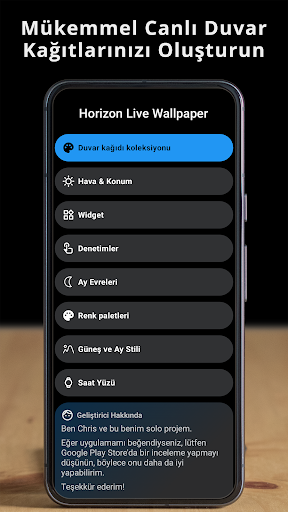 Horizon Live Wallpapers ekran görüntüsü