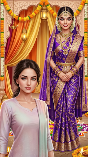 Indian Bride Fashion Dress up ekran görüntüsü