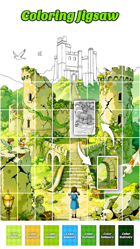 Color Solitaire: Jigsaw Puzzle ekran görüntüsü