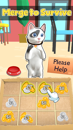 Cat Life: Merge Money ekran görüntüsü