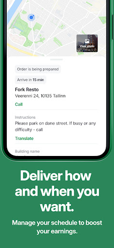Bolt Food Courier ekran görüntüsü