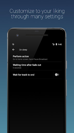 Sleep Timer (Turn music off) ekran görüntüsü