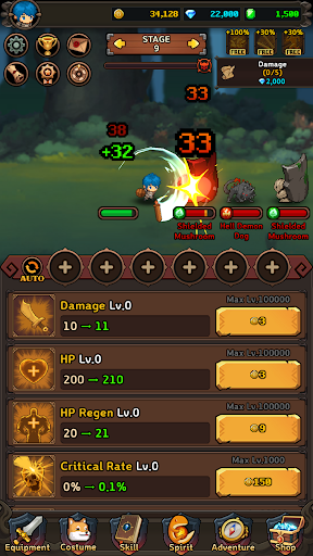 Dragon Slayer : Pixel Idle RPG ekran görüntüsü
