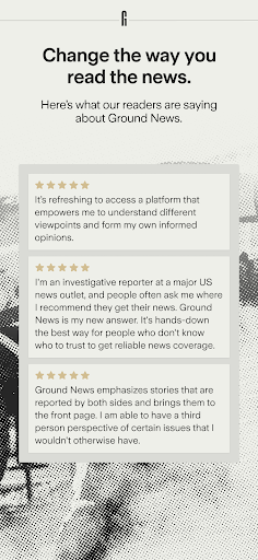 Ground News ekran görüntüsü