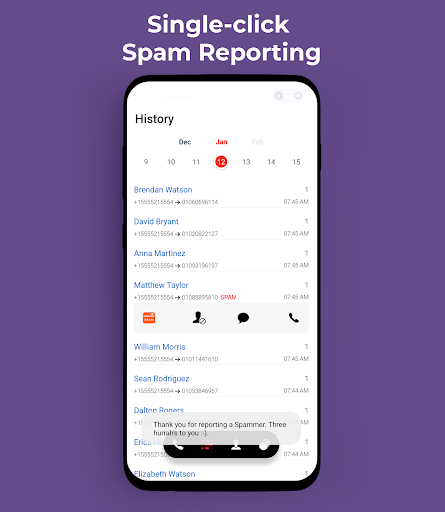 Phone - Make Calls Fight Spam ekran görüntüsü
