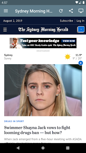 Australia Newspapers ekran görüntüsü