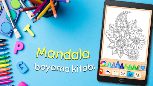 Mandala boyama ekran görüntüsü