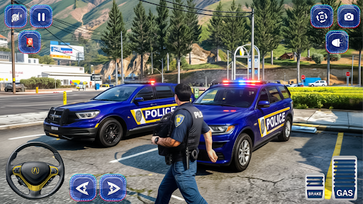 City Cop Car Game 3D ekran görüntüsü