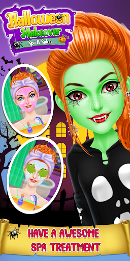 Halloween Makeover Salon Game ekran görüntüsü