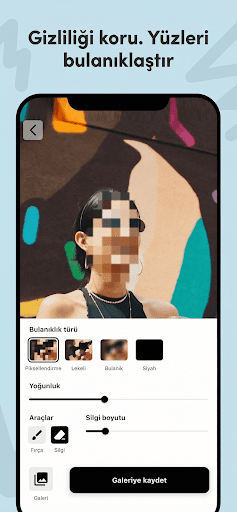 Privacy Blur - yüzleri gizle ekran görüntüsü