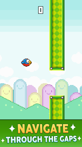 Flappy Wings - Bird Jump Game ekran görüntüsü