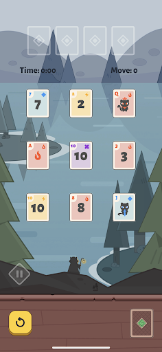 Mystic Cats: Magic Solitaire ekran görüntüsü