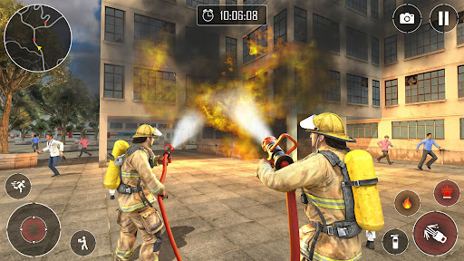 Fire Truck Firefighter Games ekran görüntüsü
