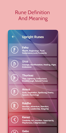 Runes - Elder Futhark Symbols ekran görüntüsü