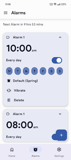 Simple Alarm Clock App ekran görüntüsü