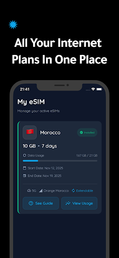 Simlio - eSIM Veri Seyahati ekran görüntüsü