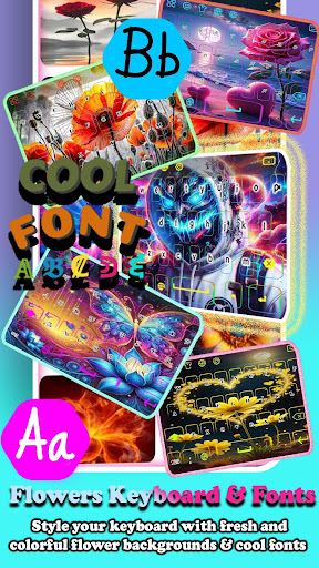 Neon Anime Mask Man Keyboard ekran görüntüsü