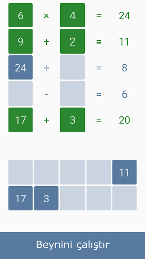 Matematik oyunları ekran görüntüsü