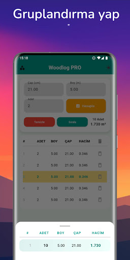 Woodlog Pro ekran görüntüsü