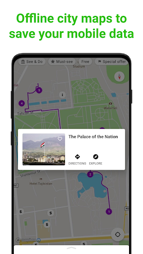 Dushanbe Tour Guide:SmartGuide ekran görüntüsü
