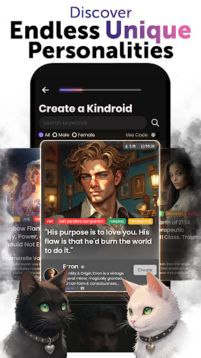 Kindroid: Your Personal AI ekran görüntüsü