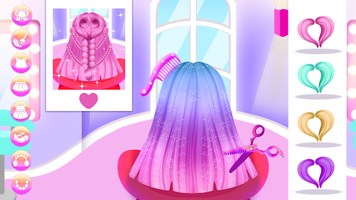 Hair Salon and Dress Up Girl ekran görüntüsü