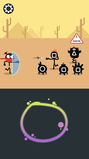 Stick Hero: Draw to smash ekran görüntüsü