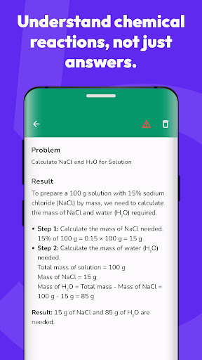 Chemistry Solver AI SnapChem ekran görüntüsü