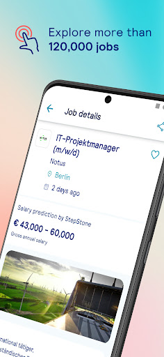 Stepstone Job App ekran görüntüsü