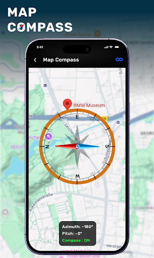 Digital Compass: GPS Direction ekran görüntüsü