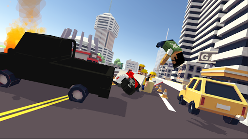 Blocky Moto Racing: motosiklet ekran görüntüsü