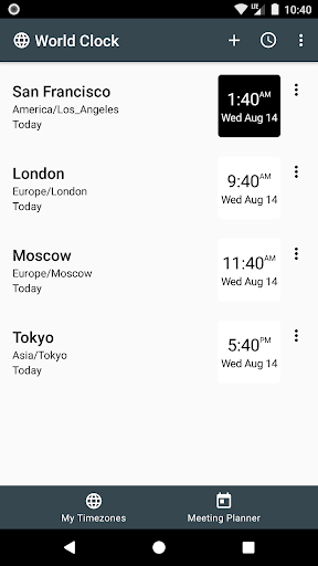 World Clock Widget 2025 Pro ekran görüntüsü