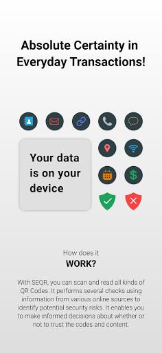 Dhiway SEQR Scanner ekran görüntüsü