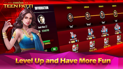 Teen Patti Comfun Card Online ekran görüntüsü