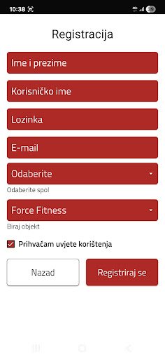 Force Fitness TG ekran görüntüsü