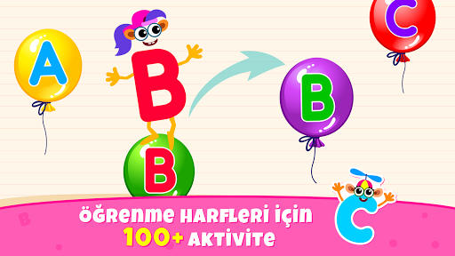 Alfabe okuma yazma öğreniyorum ekran görüntüsü