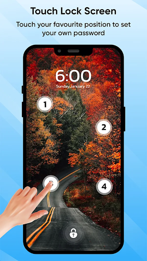 Touch Lock Screen Touch Photo ekran görüntüsü